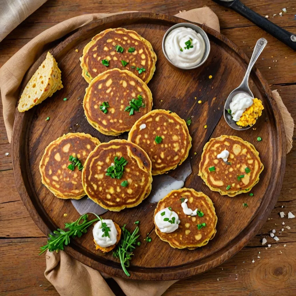 Placki kukurydziane - przepis krok po kroku