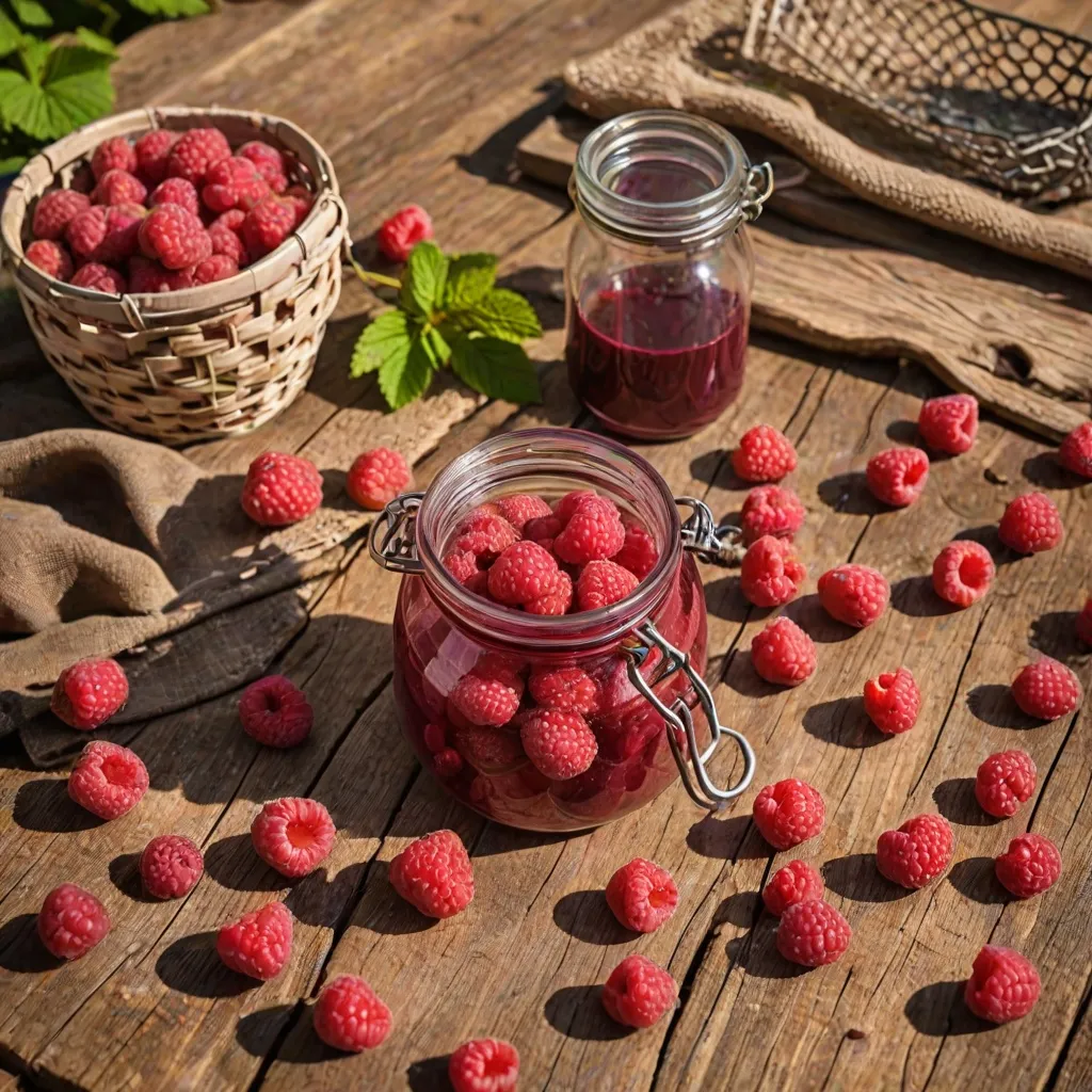 Jak zrobić domowy sok z malin?