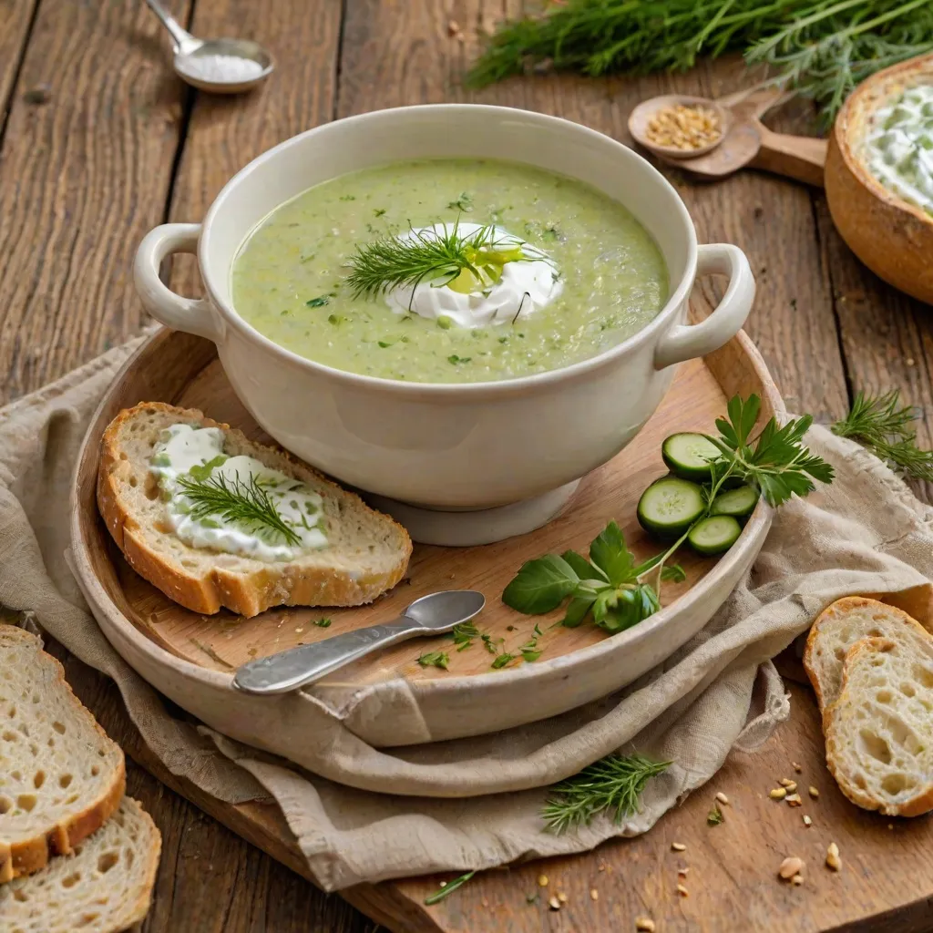 Przepis na tradycyjną zupę ogórkową jak u mamy