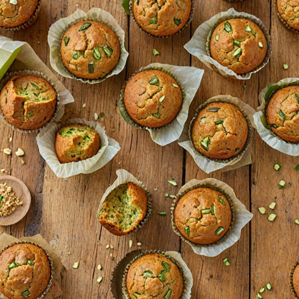 Muffinki z cukinii - zdrowe i pyszne