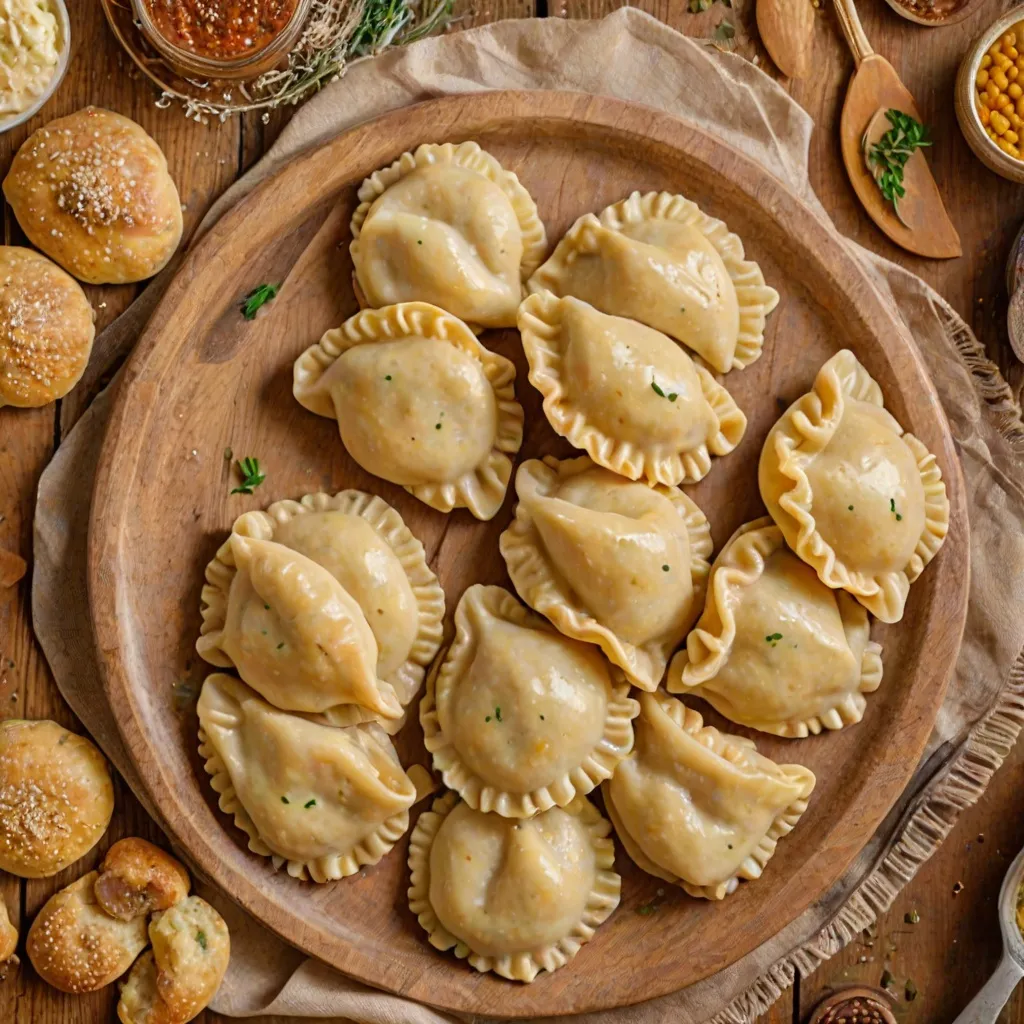 Pierogi z mąki orkiszowej - przepis