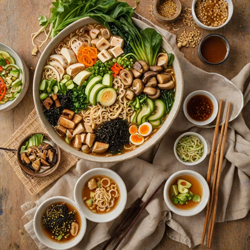 Wegański ramen - japońska zupa w wegańskiej wersji