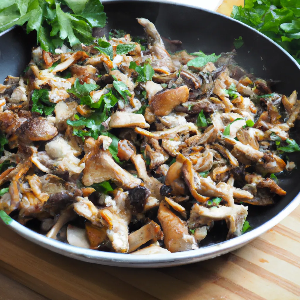 Smażone boczniaki z pietruszką - jak zrobić