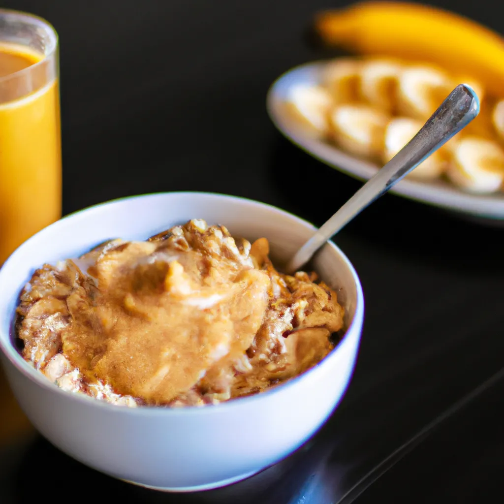 Owsianka z masłem orzechowym - idealne śniadanie
