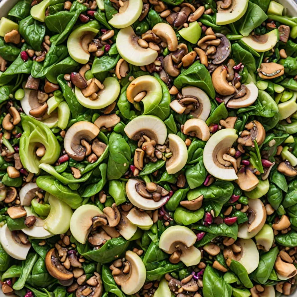 Sałatka z boczniakami - lekka i zdrowa