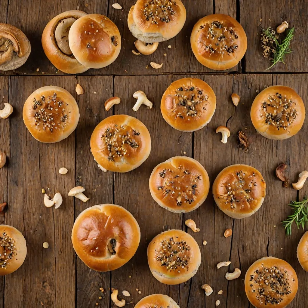 Bułki z pieczarkami - pyszne danie