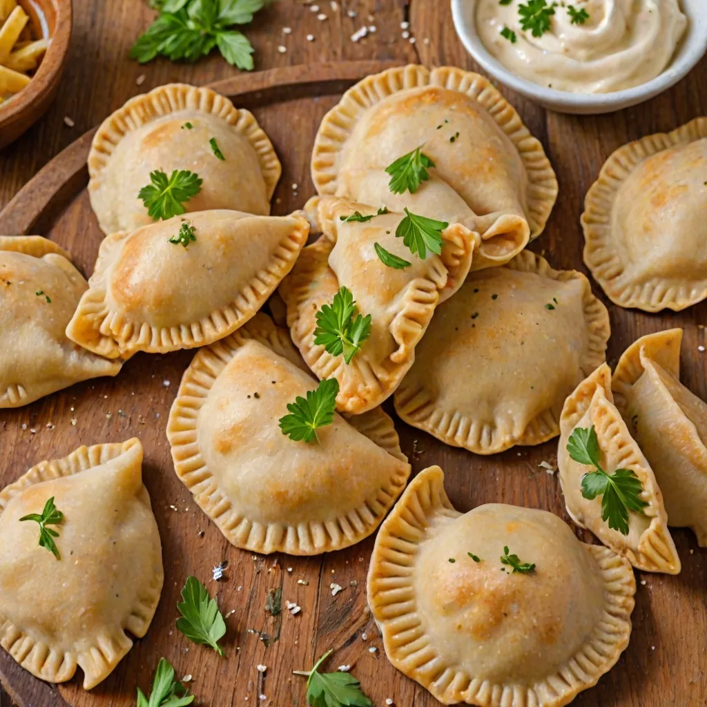 Pierogi z mąki pełnoziarnistej - przepis