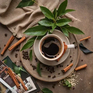 Szklanka mrożonego Freddo cappuccino z warstwą kawy i gęstą pianką na rustykalnym stole w promieniach porannego słońca.