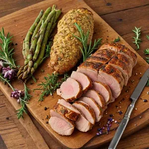 Świeżo zaparzona kawa we french pressie na drewnianym stole w otoczeniu ziaren kawy i łyżeczki w ciepłym, porannym świetle.